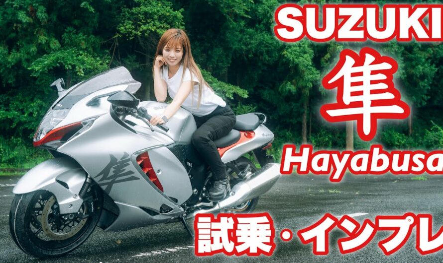 バイク女子目線！SUZUKI 新型ハヤブサ -Hayabusa- 試乗・インプレッション！ GSX1300R 隼【モトブログ】