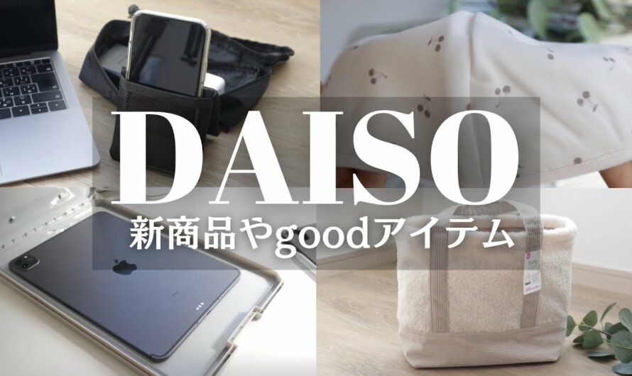 【ダイソー】新商品!!便利なガジェットポーチやAWマスク＆プチプラバッグetc…(21.11)