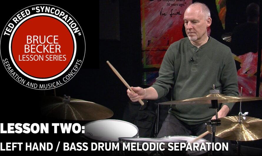 Bruce Becker “Syncopation” Lesson Series 02: LH / BD Melodic Separation