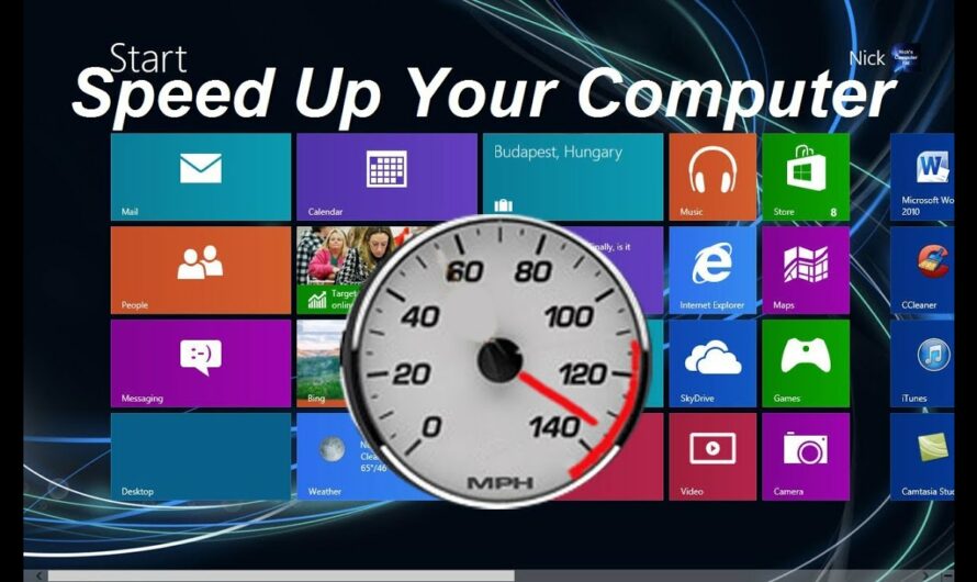 How to Speed up your Computer Windows 8 – Free & Easy