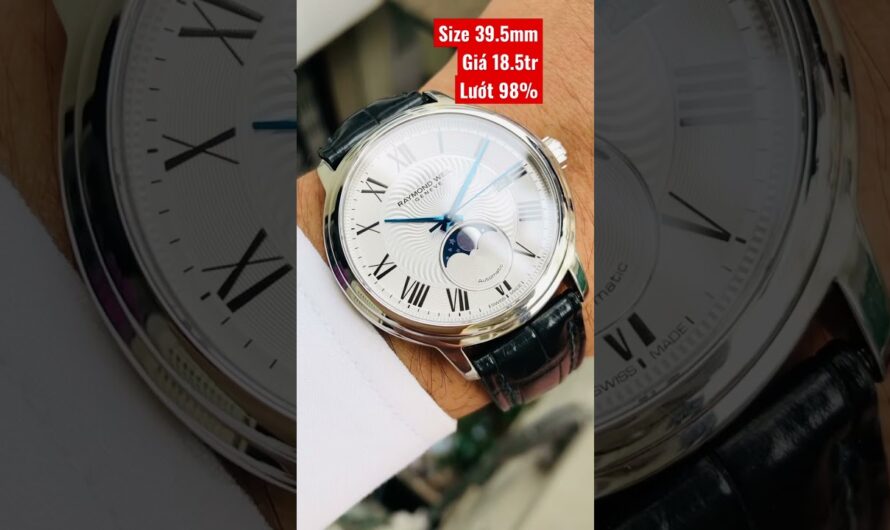 Raymond Weil trăng sao Moonphase size 39.5mm . LH: 0388402079