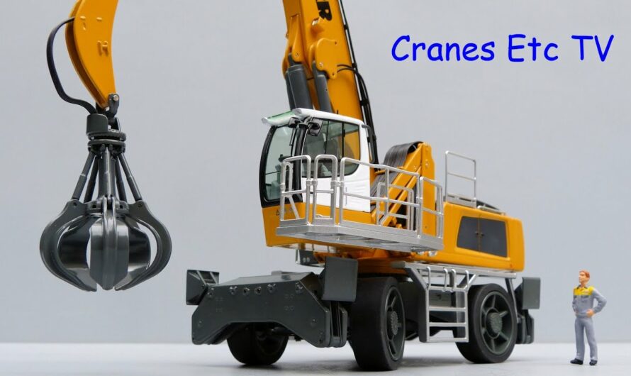 NZG Liebherr LH 80 Material Handler by Cranes Etc TV