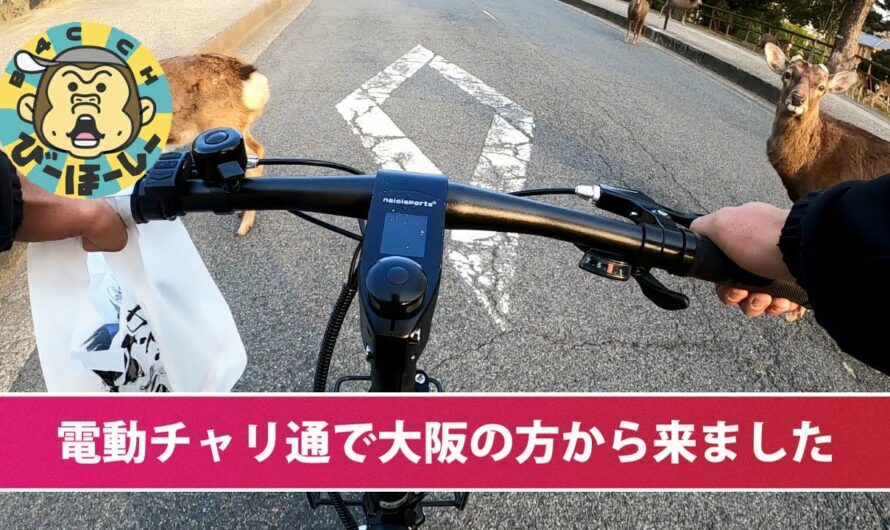 電動アシスト自転車 vs 暗峠 バッテリー1本で登り切れるか？大阪から奈良までぶらっとチャリ通 naici sports power 2.0 実走編