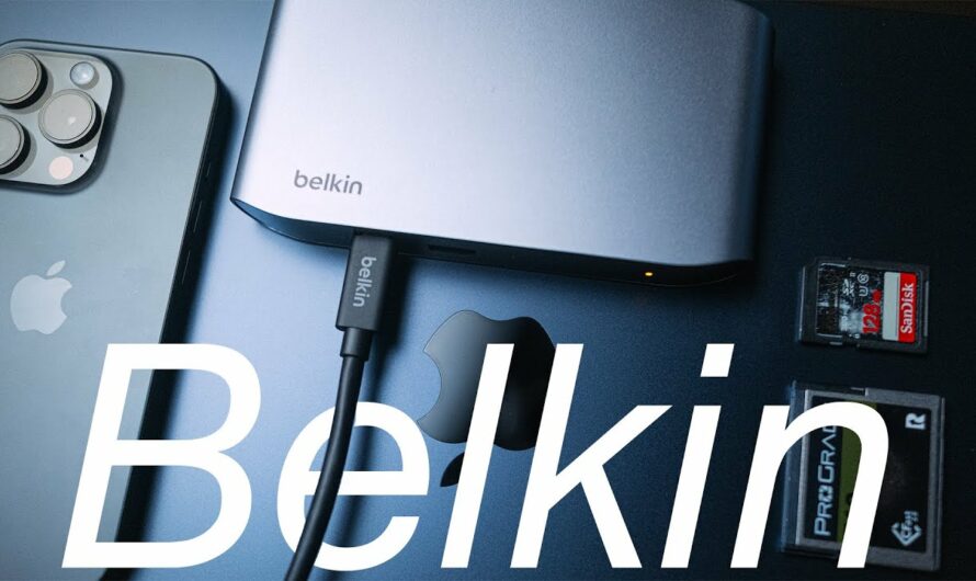 M3 MacBook Air に最適ガジェット。Belkin Thunderbolt 4 5-in-1 USB-C ドッキング ステーション！