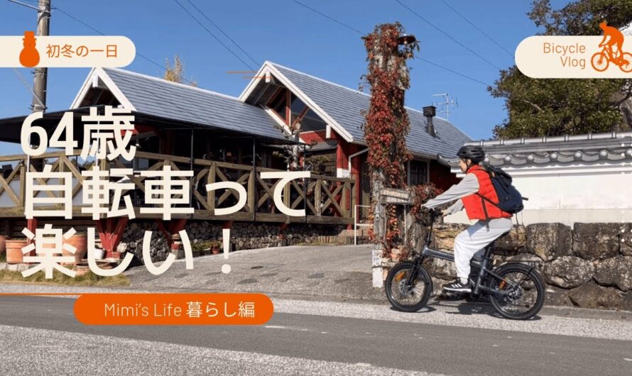 【60代一人暮らし】電動自転車って快適／お肉柔らかトマトシチュー