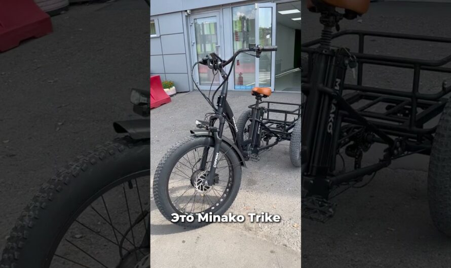 Современный трёхколёсный электровелосипед Минако Трайк